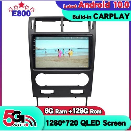 128GB Rom Car Radio Navigation GPS For Ford Fusion Mondeo 2004 2005 2006 2007 Android 10 stereo receiver Autoradio Multimedia