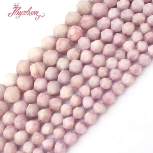 8,10,12mm Faceted Purple Spodumene Beads Natural Stone Beads For DIY Necklace Bracelets Jewelry Making Loose 15" Free Shipping