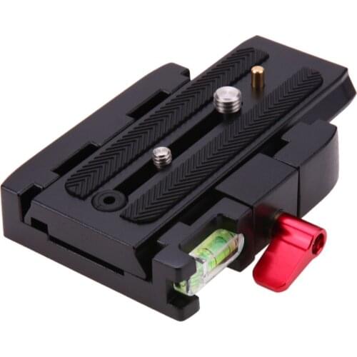 Aluminum Alloy Quick Release Plate Assembly P200 Clamp Adapter for Manfrotto 577 501 500AH 701HDV Q5 Camera Tripod Accessories