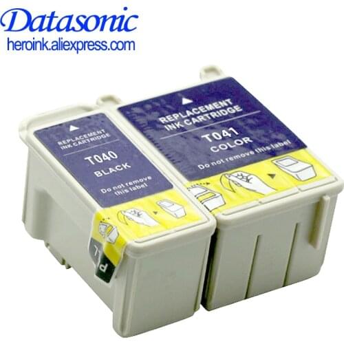Datasonic Compatible for Epson T040 T041 With Chip Ink Cartridges Cartridge For Stylus C62 CX3200 C-62 C-X3200 C 62 CX 3200