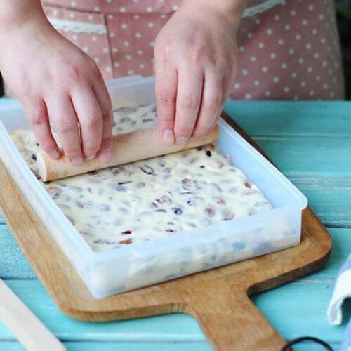 DIY Nougat Tray Set Wooden Cutting Rolling Pin Baking Candy Tools Cake Decorating Tools PI669
