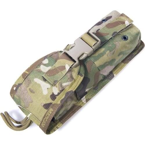 FLYYE MOLLE Clamshell long intercom Pouch Flashlight Pouch Military combat CORDURA C032