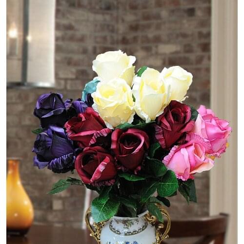 US housing estates retro generous springtime in Paris rose high simulation flower silk cloth simulation took home decorations