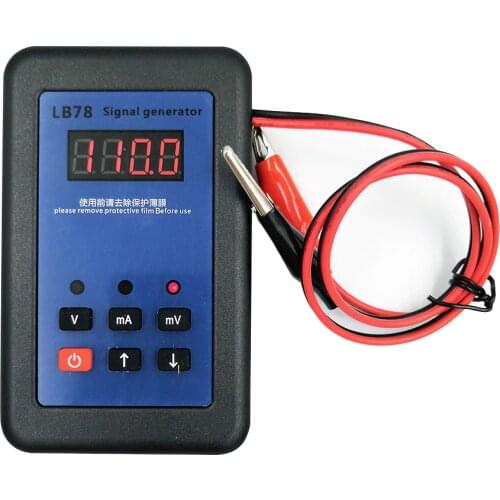 Original LB78 Signal Generator 0-10V 0-20mA 4-20mA 0-110mV 24V Process Controlling Signal Debugging Meter Small Portable