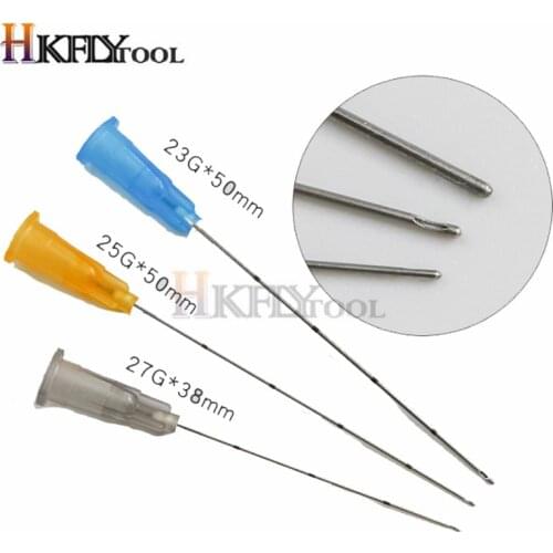 Korea Blunt-tip Cannula for filler injection 18G 21G 22G 23G 25G 27G30G uric acid facial filling nose slight blunt needle Tools