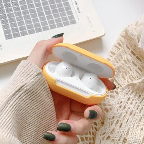 Plating Matte Hard Pc Shell For Samsung Galaxy Buds Bluetooth-compatible Wireless Earphone Case Storage Carrying Skin