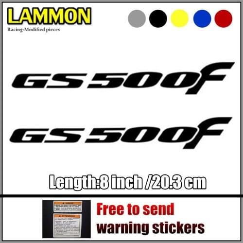 Motorcycle bike Fuel tank Wheels Fairing notebook Luggage helmet MOTO Sticker decals For Suzuki GS 500F GS500F
