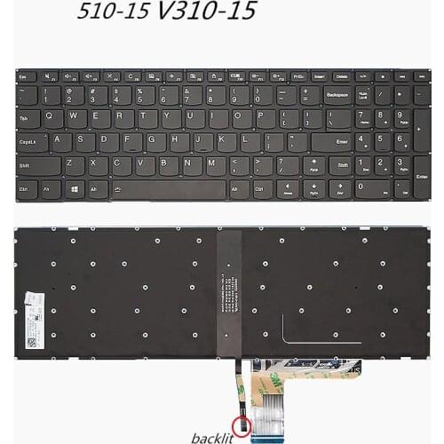 New English Keyboard For Lenovo V310-15ISK V310-14isk V110-14AST V310-14IKB E42-80 510-15IKB V310 510s V110 15ISK 15IAP