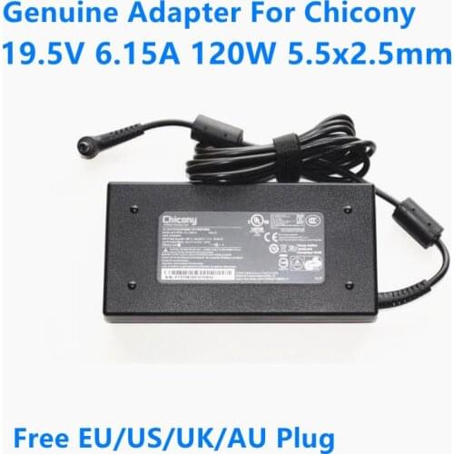 Genuine 19.5V 6.15A 120W Chicony A12-120P1A AC Adapter ADP-120MH D For MSI GE60 GE70 GP70 GS70 GS60 Gaming Power Supply Charger