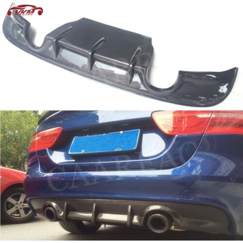 Carbon Fiber / FRP Racing Rear Bumper Lip Diffuser For Jaguar XE Sedan 2 Door 2015 2016 2017 Car Bumper Apron Guard Plate