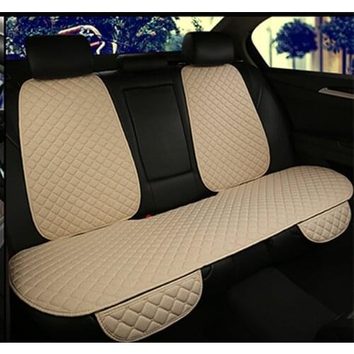 Universa car Rear seat cushion Car Seat Cover Backrest Four Seasons Interior Auto Chair Pad Flax Covers Seat Carpet Mat