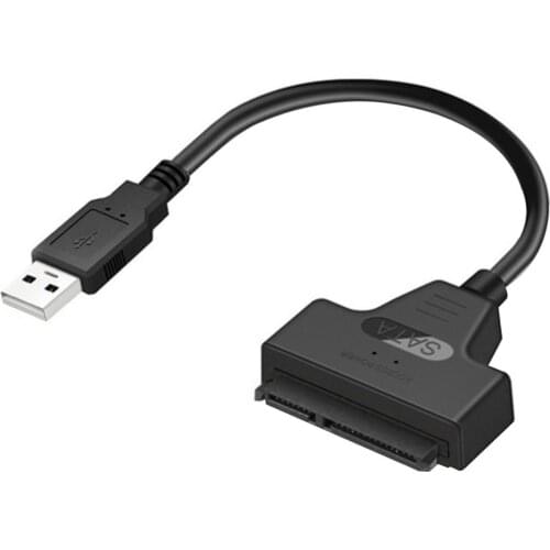 SATA 3 Cable Sata to USB Adapter Up to 6 Gbps for 2.5 Inches External SSD HDD Hard Drive 22 Pin Sata III Cable,USB 2.0/3.0,20cm