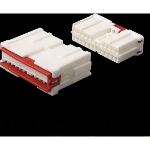 100 sets 20 pin way male female unsealed cable Vehicle line plug automotive electrical wire connector with pins terminal