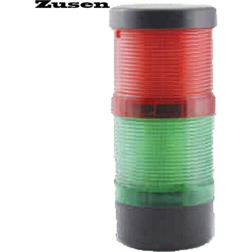 Zusen new TB70-2T-D 12v 24v 220v the combination of constant and strobe led 70mm signal tower light