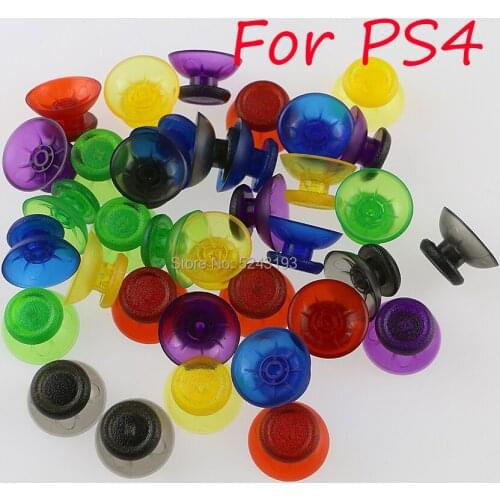 200Pcs Transparent 3d Analog Joystick Caps for Sony Play Station Dualshock 4 PS4 Controller Clear Mushroom Cover