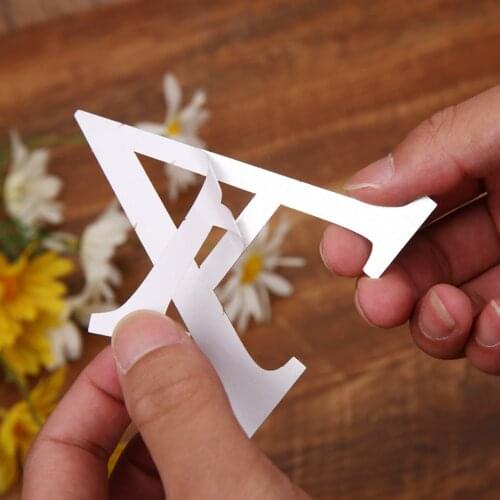 3D Mirror Letters Wall Stickers For Logo Name Alphabet Wedding Love Letters English 3D Luminous Wall Home Decor