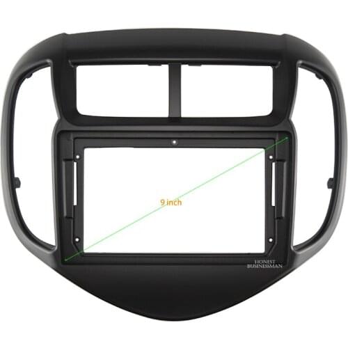 9 INCH Car Audio Frame Car dvd Plastic Frame Fascia gps navigation fascia panel is suitable for 2016 Chevrolet Aveo