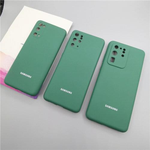 Samsung Galaxy S20 Ultra Case Silky Liquid Silicone Cover For Galaxy S20+ S20 Plus S20 Ultra Full Protective With Box