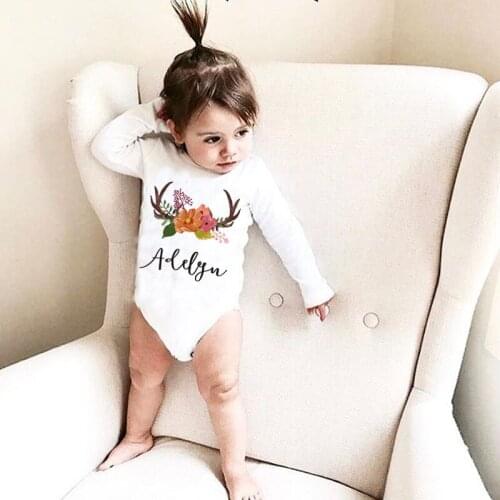 Long Sleeve Flower Printing Baby Romper New Born Baby Clothes One-Pieces Toddler Clothing Infant Boys Jumpsuit Outfits