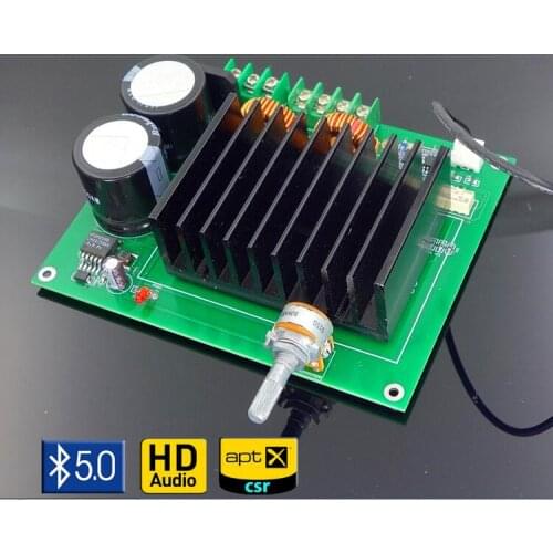 Dual AC12 ~ 26V High Power 200W * 2 TDA8954 Digital Amplifier Board with Bluetooth APTX HD