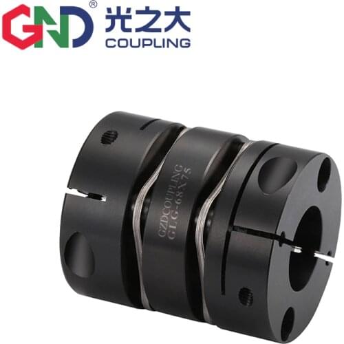 Flexible coupling 45# steel double disc diaphragms high torque for servo motor clamp series for 3D print