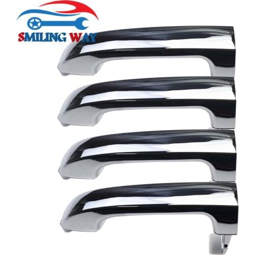 Chrome Front Rear Left Right Outside Exterior Door Handle For Hyundai Veracruz 3.8L V6 2007 2008 2009 2010 2011 2012 82651-3J010