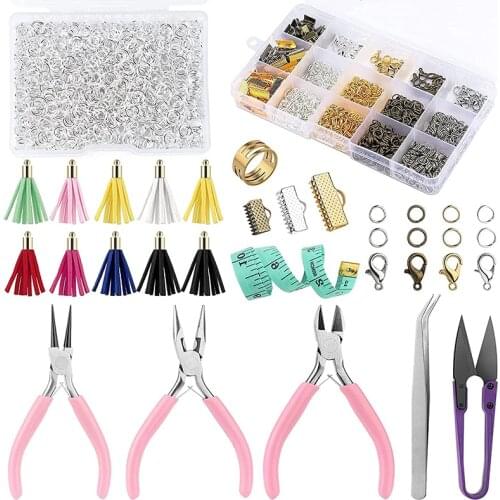 KAOBUY 2400 PCS Jewelry Making Repair Kit Metal Lobster Buckle O Ring Connection Alloy Shoes Bags Belt Buckles DIY Accessorie