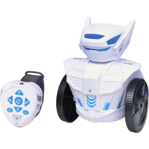 2.4G Wrist Watch Remote Control Robots Dancing Musical RC Toys Kids Gift