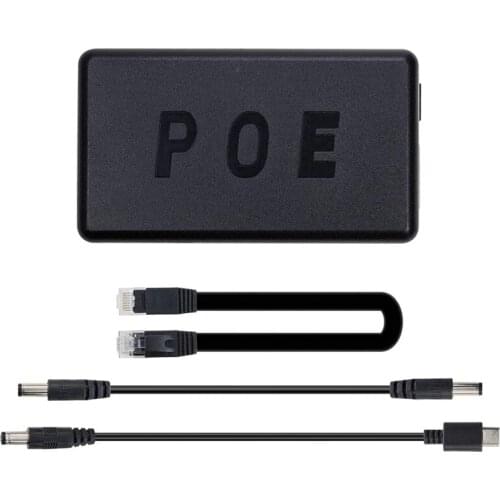 PoE Splitter 5V 4A for Jetson Nano, for Raspberry Pi 4 and More - Active PoE+ to Barrel Jack or Gigabit PoE Splitter