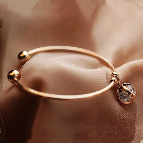 All copper zirconium zircon ball boutique unique design based ultra-ultra-fine texture bracelet accessories