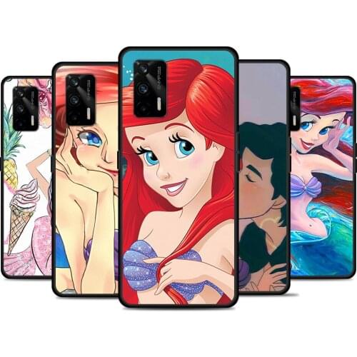 Ariel Mermaid princess For Realme 8 GT Neo Flash Edition Explorer Master Q3 Pro Narzo30 C21 C11 C20A C21Y Phone Case