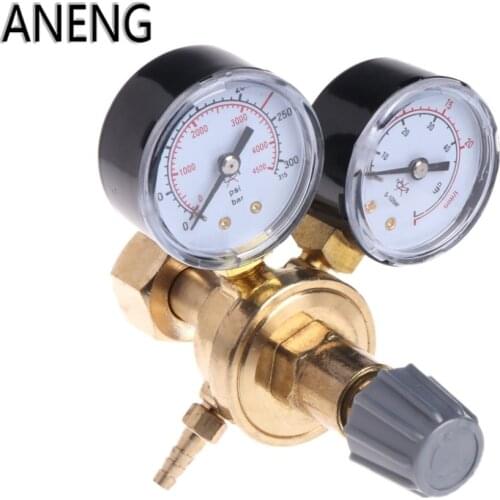 ANENG Argon CO2 Gauges Pressure Reducer Mig Flow Meter Control Valve Welding Regulator
