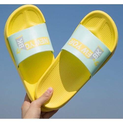 Slipper Female Outer Wear Home Household Non-Slip Bath Bathroom Couple Slippers Beach Outdoor Sandals Me nWear-Resistant