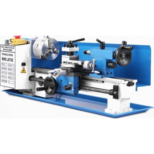 550W 7"x14" Metalworking Tool Tooling Metal Turning Woodworking Mini Metal Lathe Machine