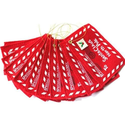 Home Decoration Christmas Red Envelope Pendant Ornaments Christmas Tree Card Decoration Room Decoration Children Gifts