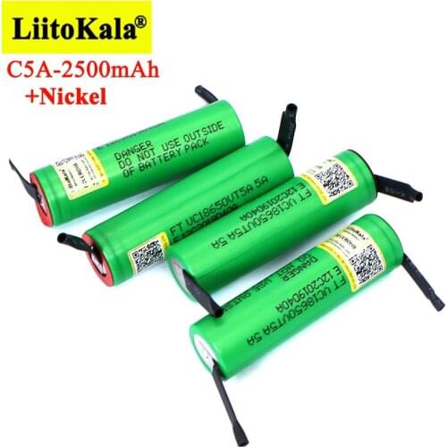 2021 Liitokala VTC5A 2600mAh 18650 Lithium Battery 30A Discharge 18650VTC5 for power bank batteries+ Nickel Sheets