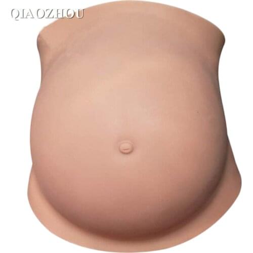 3500g 8~10 months fake stomach real skin silicone belly for drag queen crossdresser fake pregnant