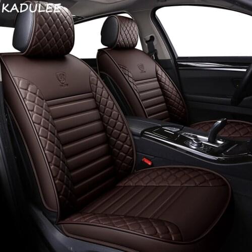 KADULEE PU Leather car seat covers For Chery Ai Ruize A3 Tiggo X1 QQ A5 E3 V5 QQ3 QQ6 QQme A5 BSG E5 auto accessories styling