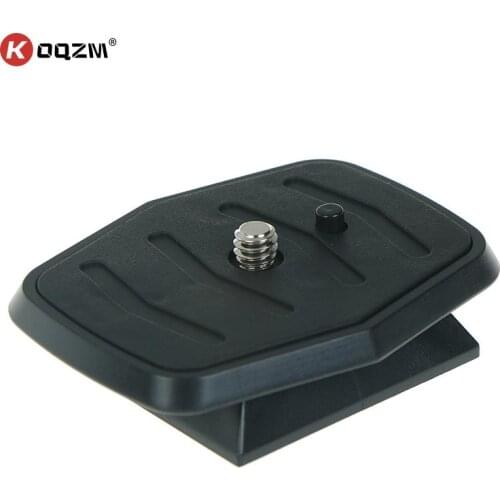 Quick Release Plate Tripod Monopod Head Screw Adapter Mount for Velbon, CX-460, CX-460mini, CX-470, CX-570, CX-690, DF-50 Black