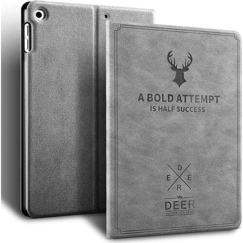 Retro Pattern PU Leather Case For Apple iPad 10.2 2019 Smart Stand Cover For iPad 7 7th A2200 A2198 A2232 Tablet Case+Film+Pen