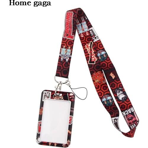 DB377 Homegaga Horror Movies Neck Strap Lanyards ID Badge Card Holder Keychain Cellphone Strap Gifts Straps Ribbons Decorations