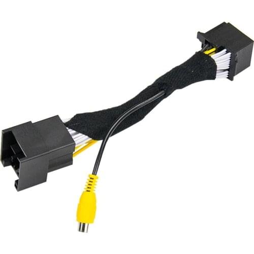 For FORD FOCUS SE ST Sedan Reverse Rear View Backup Camera accessories Video Input Harness Radio Wire Harness AV Plug to Display