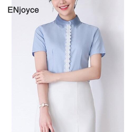 Женские рубашки с коротким рукавом ENJOYCE China At AliExpress