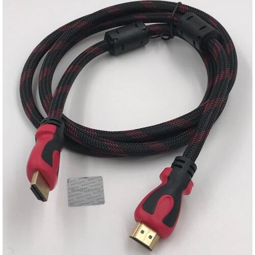 HDTV Cable Nylon Net 1.4 Version High speed Gold Plated Plug Dual Ferrite Cores Cable Male-Male 1080p 3D for HDTV 1.5m-30m 1Pcs
