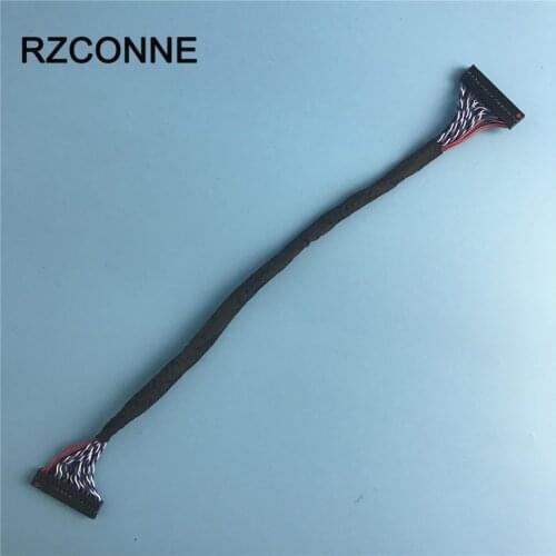 FIX-30P-S8 30Pin 2x15Pin 2ch 8 bits extend LVDS Cable 250mm/500mm/800mm/1200mm for LCD Controller Panel 2pcs/lot