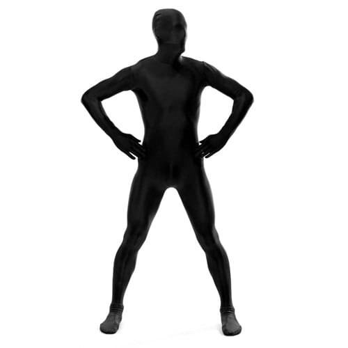 Black Color Spandex Fullbody Zentai Suit Cosplay Costume Freeshipping Zentai Catsuit
