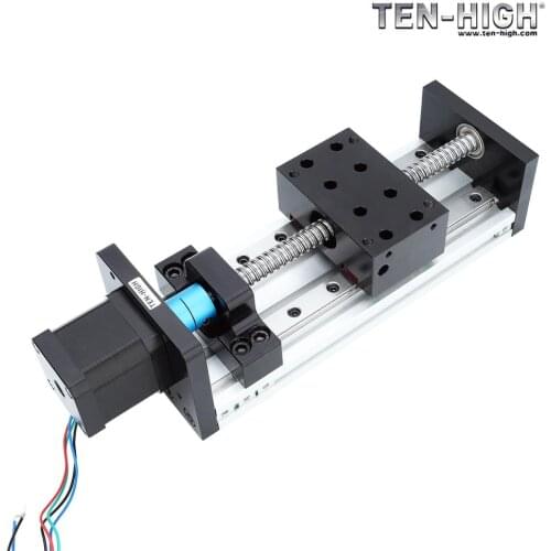 Linear modules for CNC linear table GX80 guide ball screw SFU stroke 100-600mm stepper motor 57 free shipping