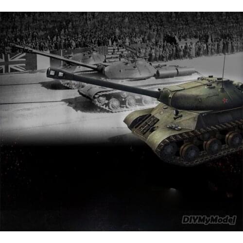 DIYMyModeI Wot tank world No.010_ is-3_ Tank DIY Handcraft Paper Model KIT Handmade Toy Puzzles Gift Movie props