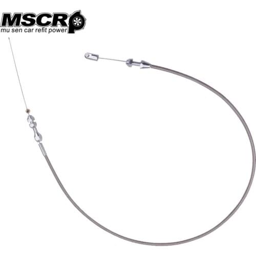 MSCRP 36" Throttle Gas Cable Kit Stainless Steel Braided For 97-07 Chevrolet/Chevy LS1 Engine 4.8L 5.3L 5.7L 6.0L TCB02-YX02744