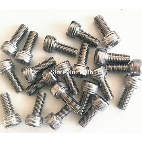 Stainless Steel 20PCS Common Rail Injector Metering Valve Firming Screw For BOSCH 818 617